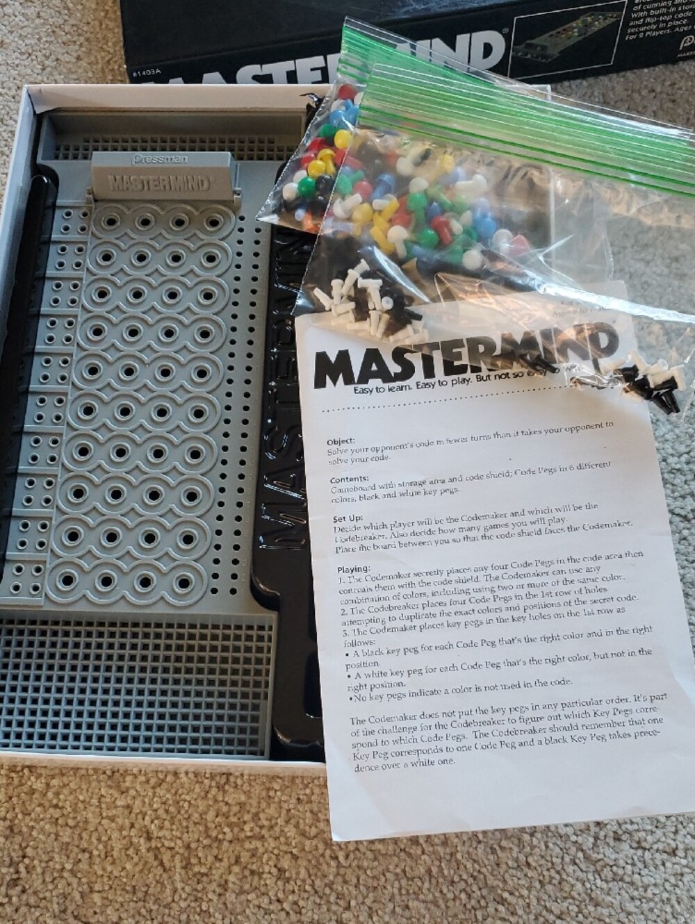 Mastermind Strategy Game - Picture 3 of 5